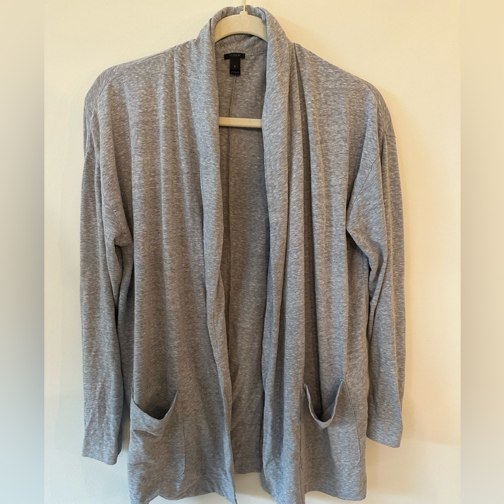 J Crew Open Front Cardigan